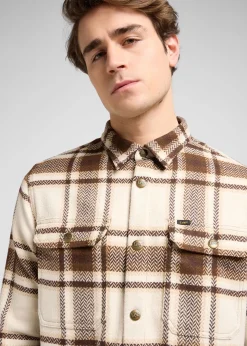 RELAXED_OVERSHIRT ARABICA_PLAI