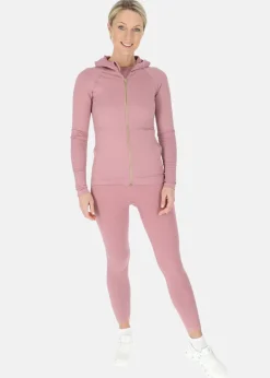 Ribbed Seamless Fullzip Hood W