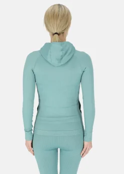 Ribbed Seamless Fullzip Hood W