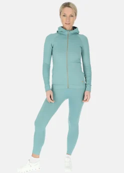 Ribbed Seamless Fullzip Hood W