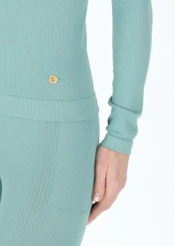 Ribbed Seamless Long Sleeve W