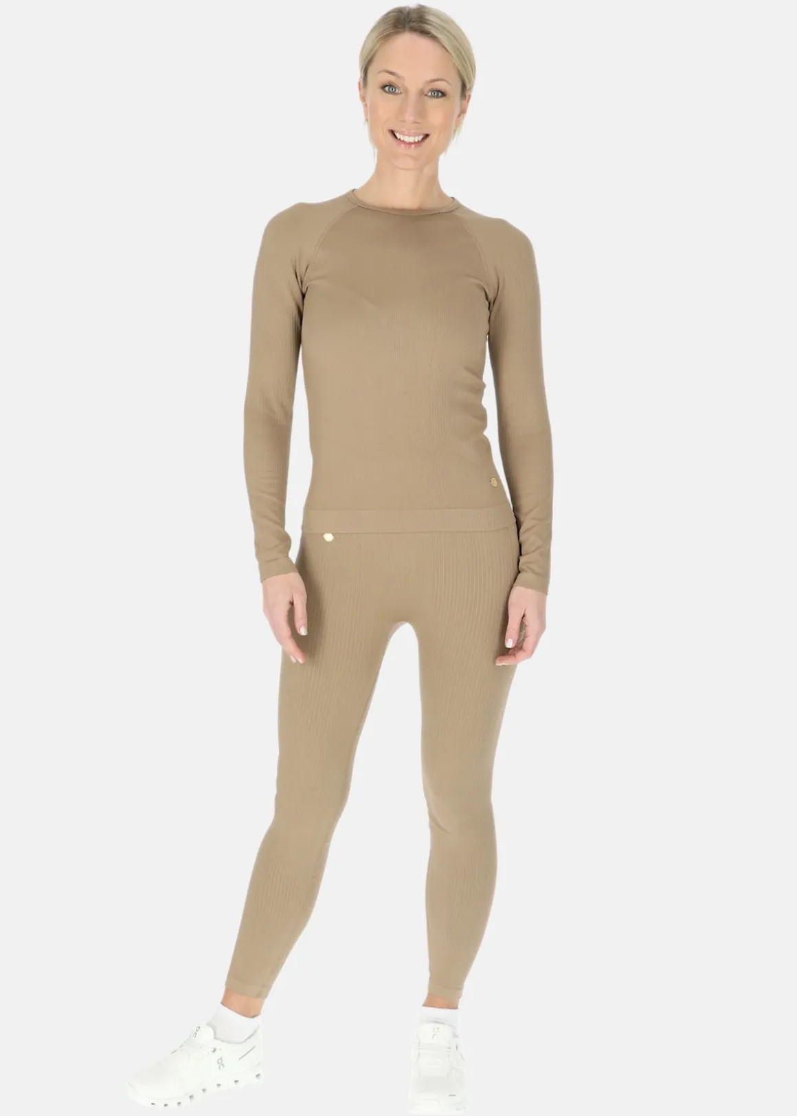 Ribbed Seamless Long Sleeve W