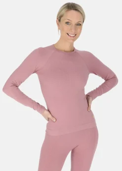 Ribbed Seamless Long Sleeve W