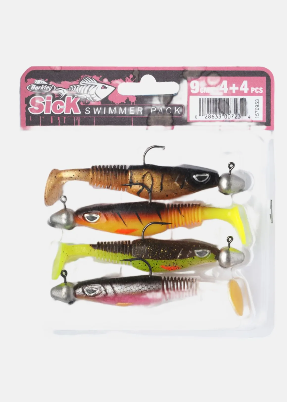 Sick Swimmer 9cm 4pc pre-rigge