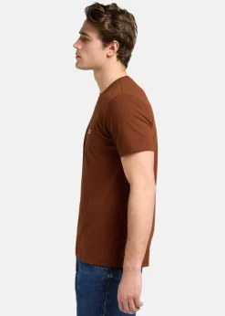 SS_PATCH_LOGO_TEE LUXE_BROWN