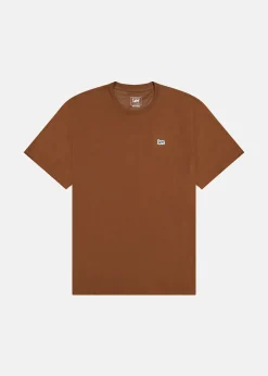 SS_PATCH_LOGO_TEE LUXE_BROWN