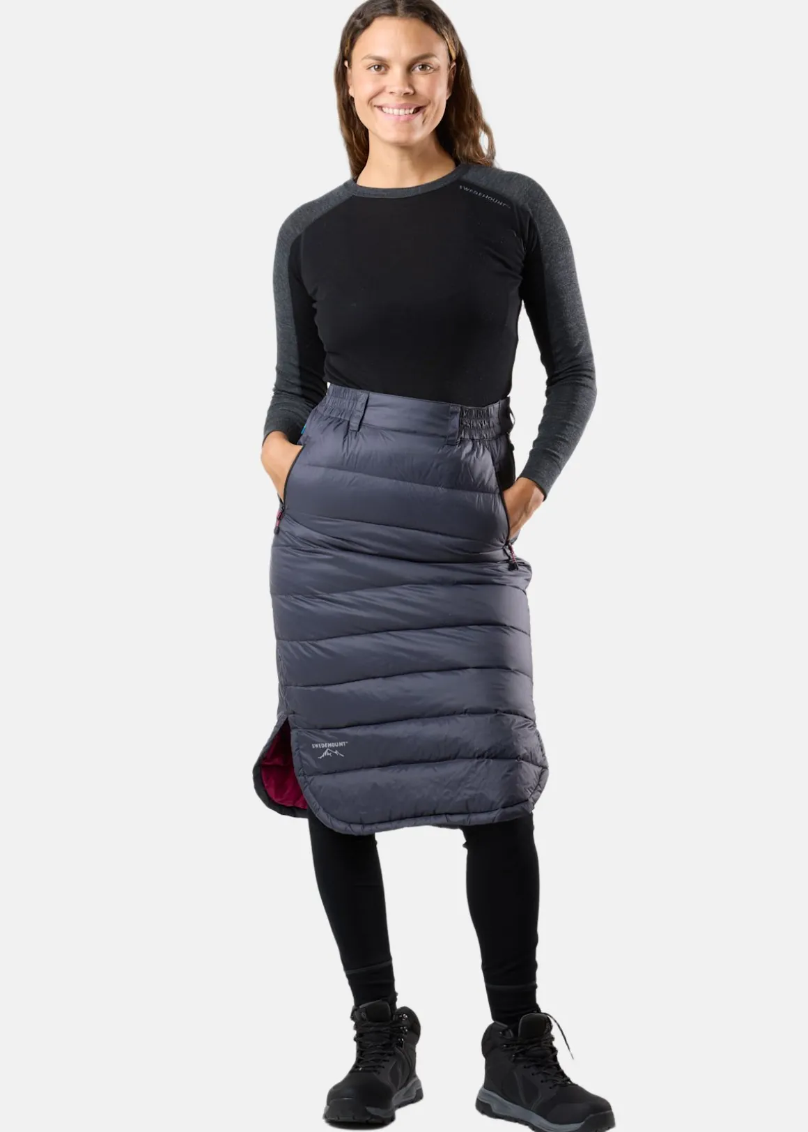 Östersund Long Down Skirt W