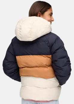 Synthetic Hooded Puffer Jacket