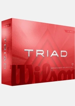 TRIAD GOLF BALL White 12-BALL