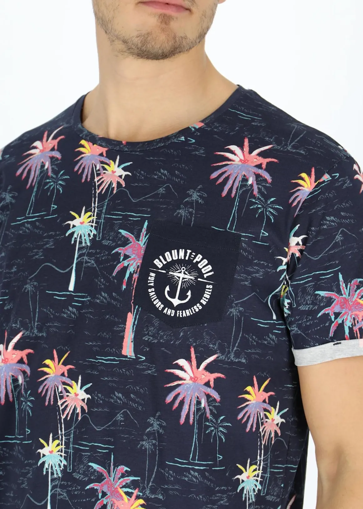 Tropical Pocket Tee