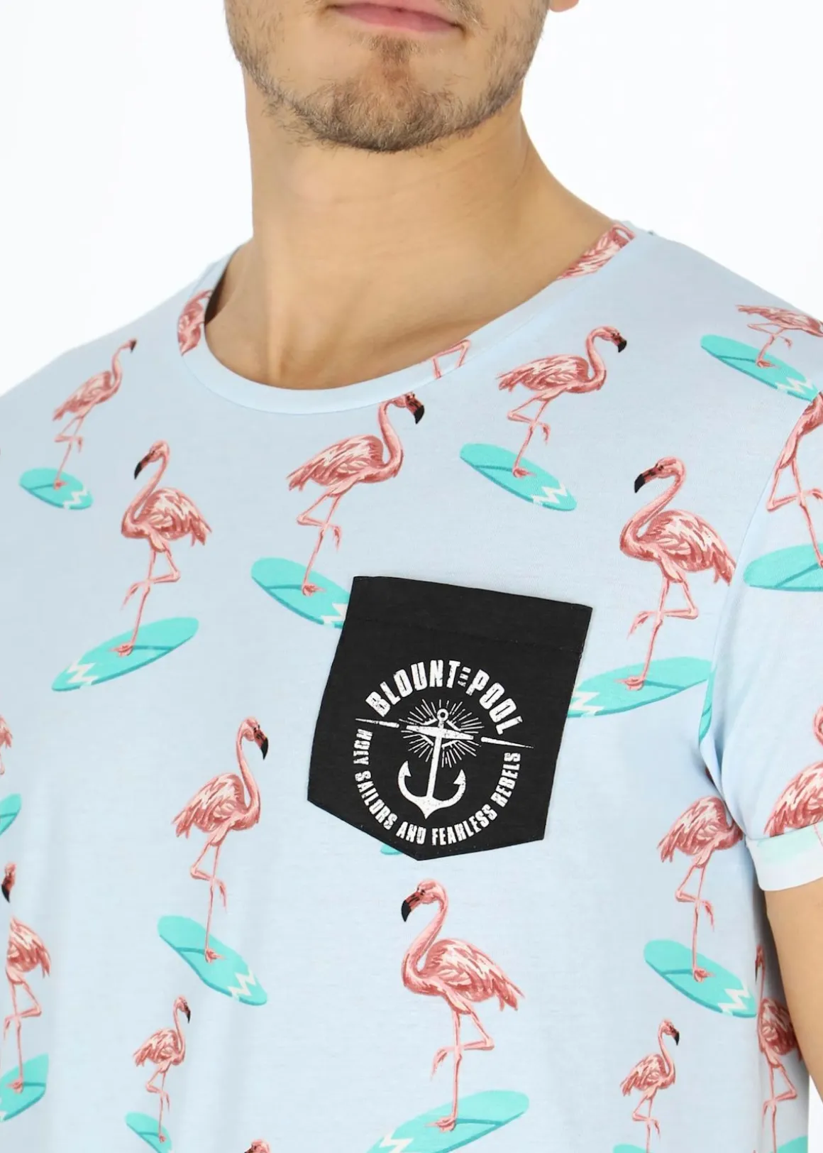 Tropical Pocket Tee