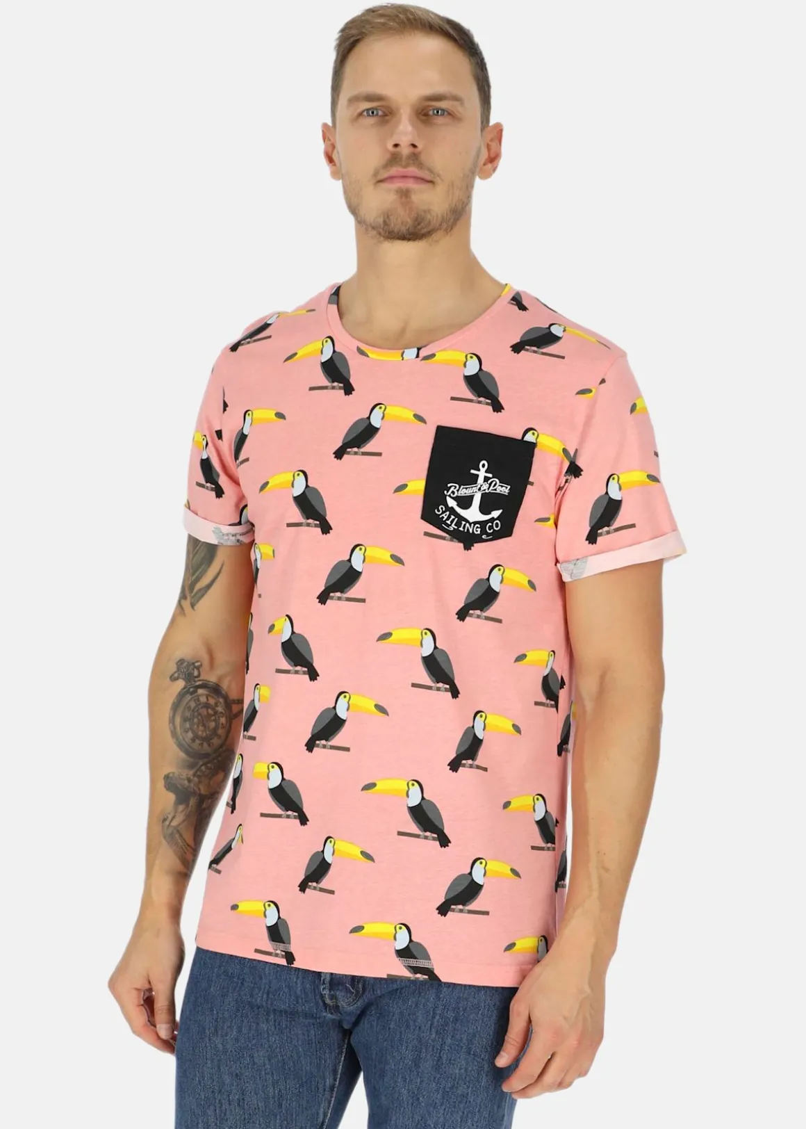 Tropical Pocket Tee