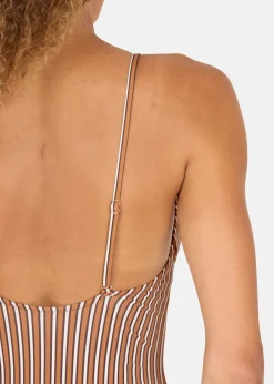 Ulanda W Print Plunge Swimsuit