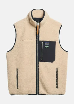 VINTAGE RETRO FLEECE GILET
