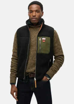 VINTAGE RETRO FLEECE GILET