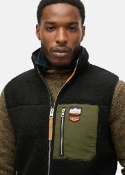 VINTAGE RETRO FLEECE GILET